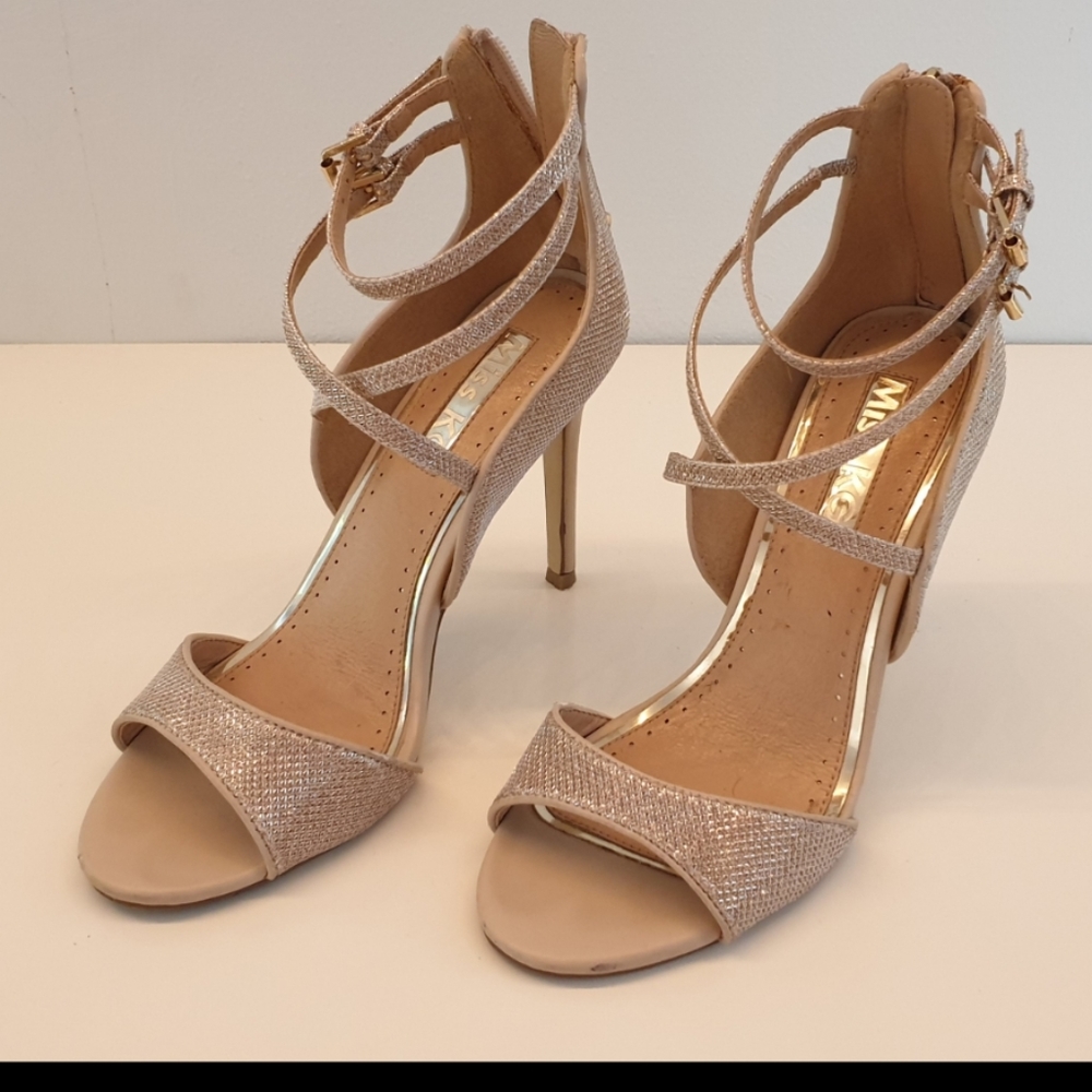 Miss KG Steffan rose gold heels size 8.5